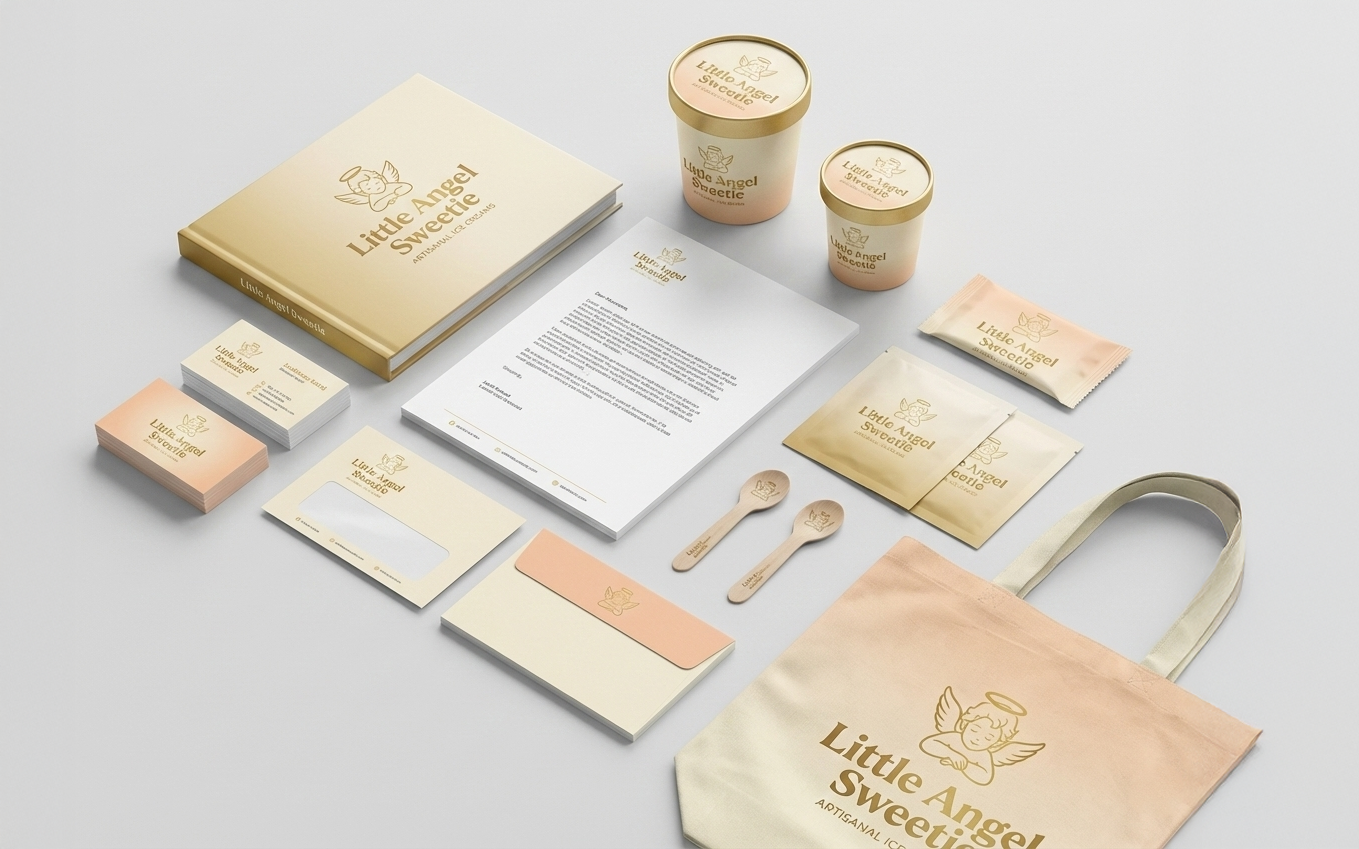 Proyecto de diseño de logo y papelería corporativa - Gloria Cárdenas