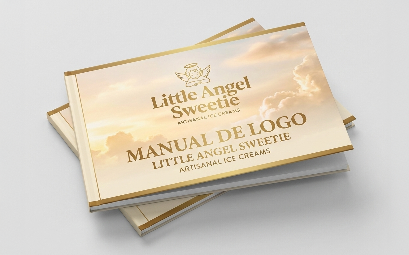 Proyecto de manual de marca con líneas guía visuales - Gloria Cárdenas