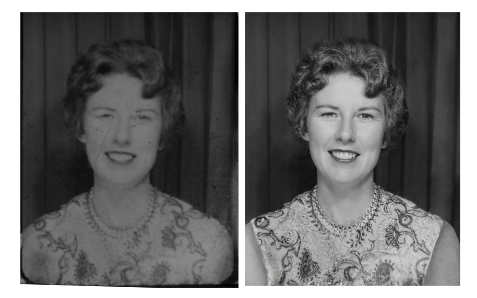 Progetto di restauro di foto antica familiare - Gloria Cárdenas