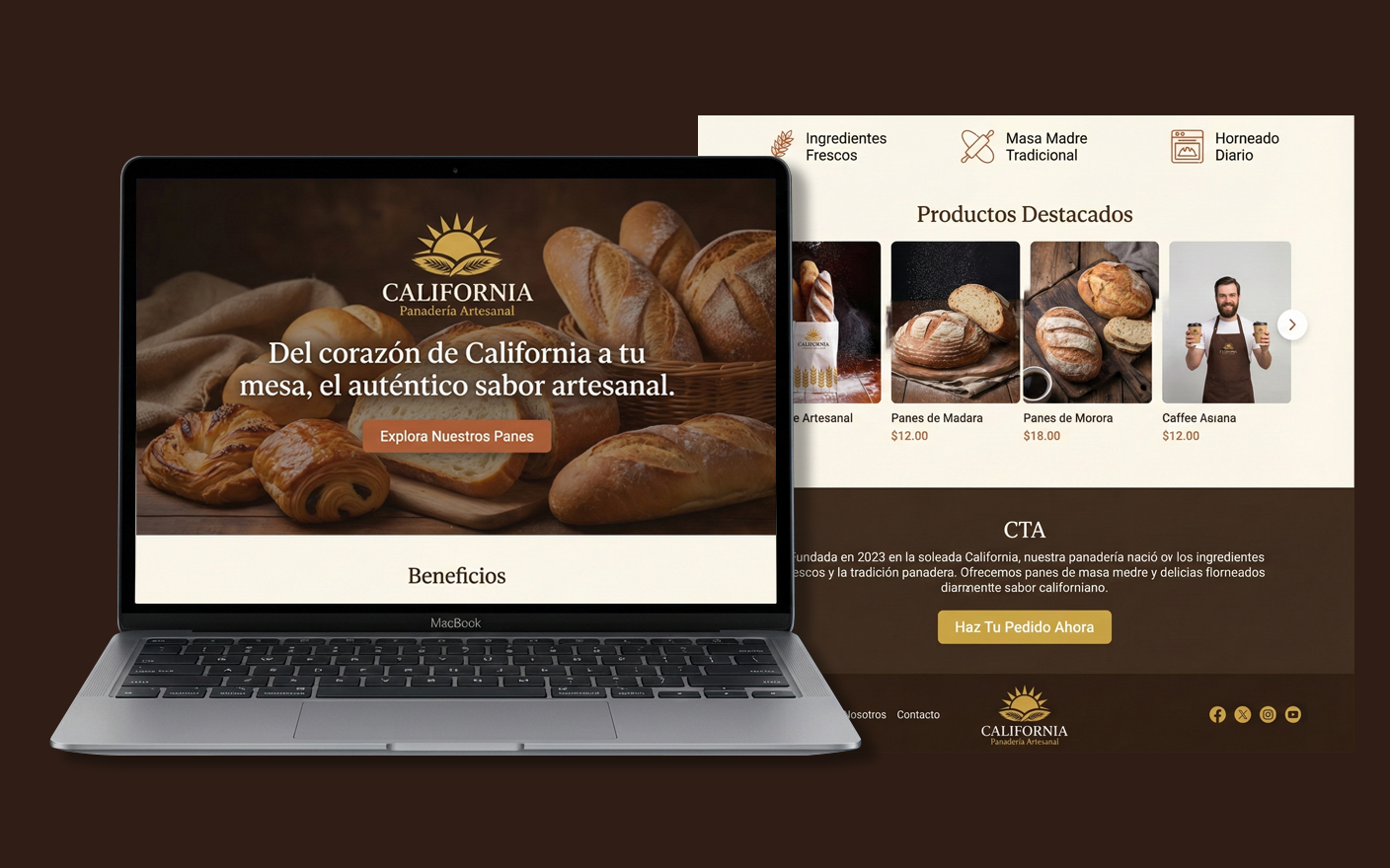 Proyecto de sitio web corporativo empresarial - Gloria Cárdenas